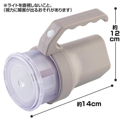 日本萬用乾電池LED手電筒1號～4號通用・防災必備6