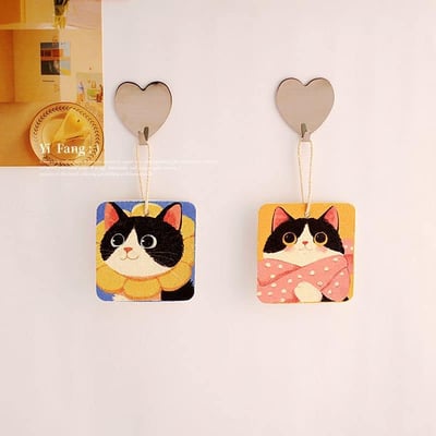 大頭貓 卡通大頭貓優質木漿棉洗碗海綿 299優惠免運組8