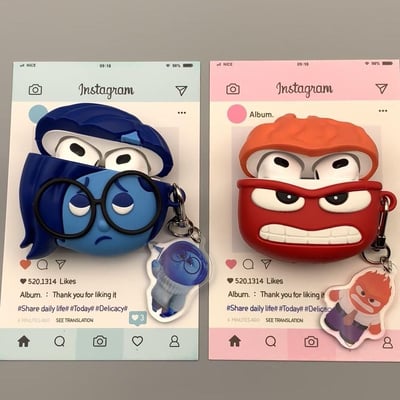 Inside out 憂憂與怒怒AirPods耳機套2