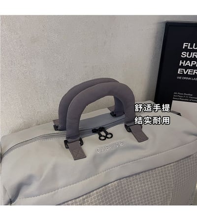 漫旅時光  雙拼色大容量乾濕分離 運動健身旅行包（4色可選）8