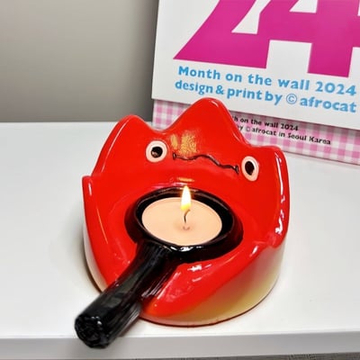 卡西法陶瓷香插燭台兩用造型擺件5