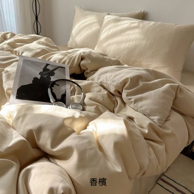 北歐輕奢冰絲涼感床包四件套9