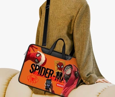 我愛蜘蛛人 酷炫蜘蛛人插畫風多功能旅行電腦包2