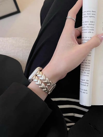 不鏽鋼雙條愛心系列 AppleWatch錶帶4