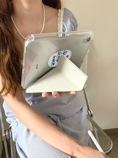 Always good luck 幸運女孩塗鴉風iPad平板保護套4