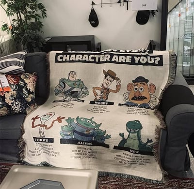 玩具好朋友沙發毯北歐沙發線毯3