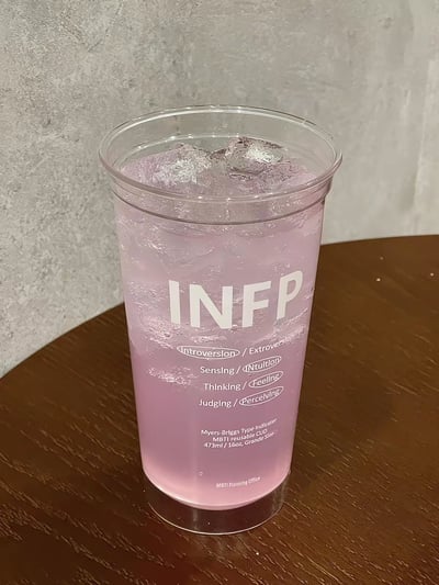 韓系博主同款MBTI十六人格隨行杯Tritan材質473ml大容量咖啡杯2