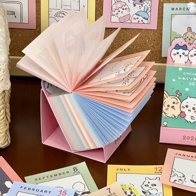 吉伊小夥伴們每日一頁日曆2026 365張插畫收藏・手帳拼貼素材2