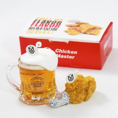 迷你啤酒炸雞蠟燭套裝2