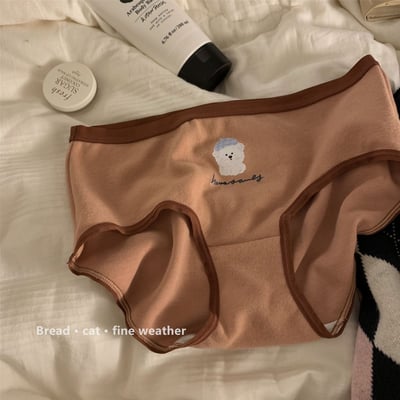 秋冬新款日系狗狗中腰內褲 柔軟親膚可愛卡通印花抗菌三角褲7