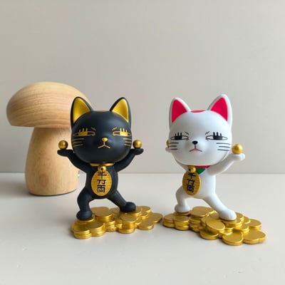 膽大黨 高速婆婆招財貓公仔4