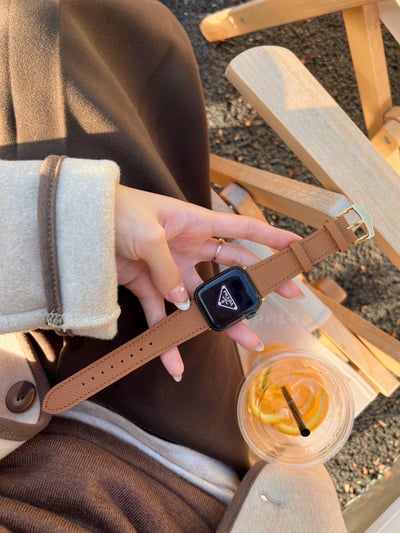 十字紋簡約Apple watch錶帶5