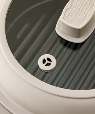 日本3coins限定 KITINTO 微波1鍋6用 多功能深型調理鍋 1.1 L9