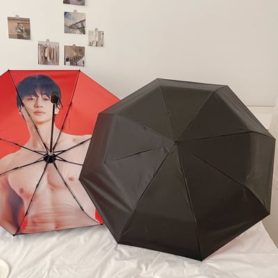 韓星肌肉遮陽閨蜜禮物遮陽傘雨傘5