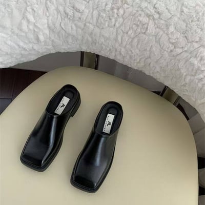 韓系半跟方頭穆勒鞋3