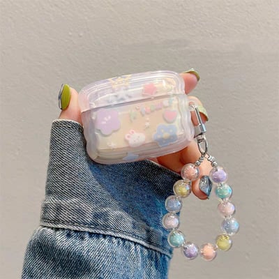 暈染星星兔AirPods保護套2