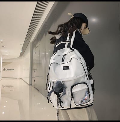 超大容量防潑水多格層雙肩包3