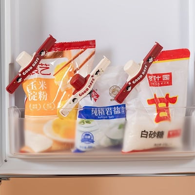 袋裝食品密封神器｜調味料封口夾 控量出料保鮮夾4