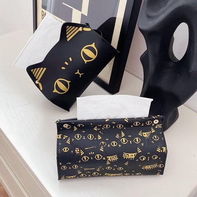 金招財貓優質面紙套系列5