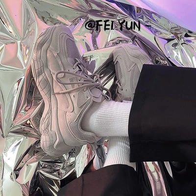 時尚穿搭必備男款休閒螢光老爹鞋  現貨灰色41現貨免運3