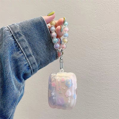 暈染星星兔AirPods保護套4