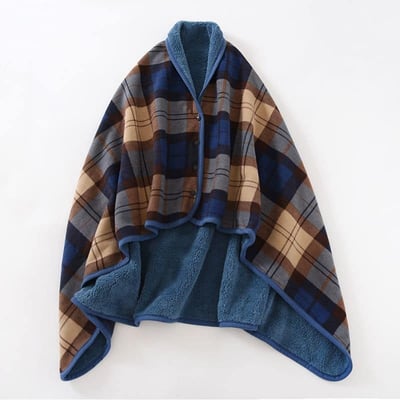 外銷島國毛絨大披肩蓋毯4