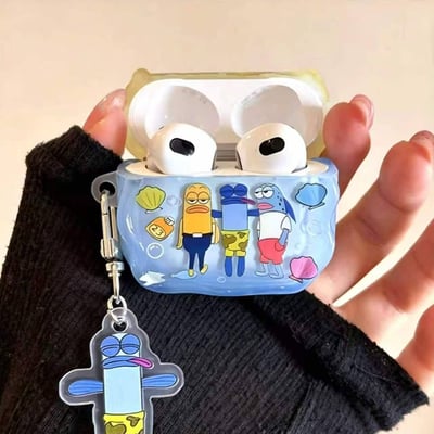 比奇堡搞怪居民魚們 AirPods 保護殼4