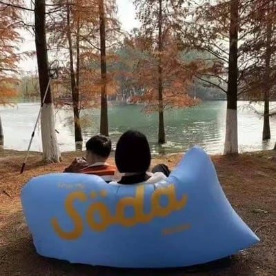 時尚野餐露營快速充氣沙發4