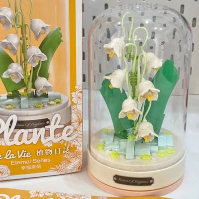 JAKI佳奇積木永生花音樂盒  幸福來信1