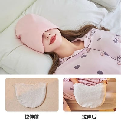 一帽多用日夜皆宜 純棉睡帽防風護頭帽2入6