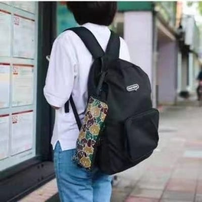 日系防水便攜驚訝貓雨傘收納袋4