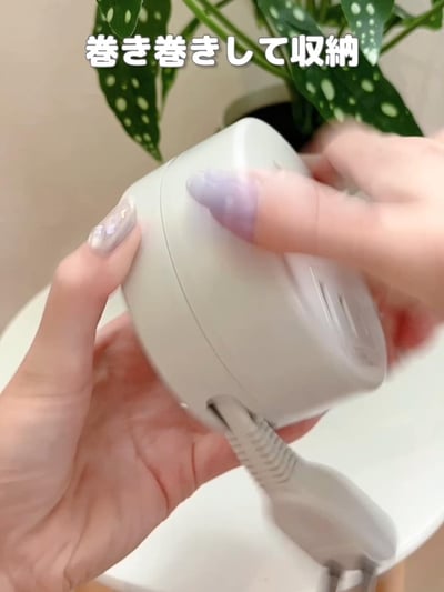 日本3coins限定 多功能設計 圓形收納插座 1M (黑/白)5