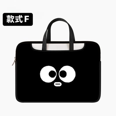 搞怪小表情 純色小表情可愛多功能旅行電腦包10