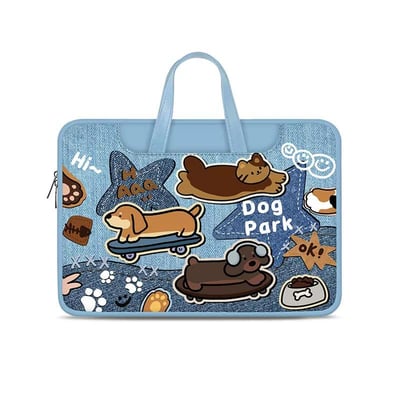 牛仔狗公園 臘腸狗兒牛仔風多功能旅行電腦包4