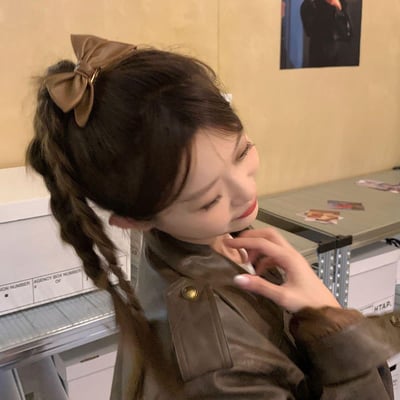 美拉德氣質蝴蝶結側邊夾8