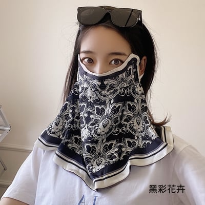 美感加分防曬脖套口罩 護眼角透氣 臉頸防曬披肩兩用款1