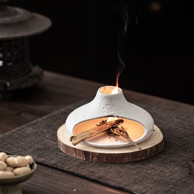 新款大口徑陶瓷壁爐香薰爐1