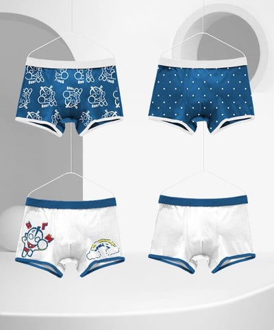 純棉男童奧特曼四角平口褲 內褲5