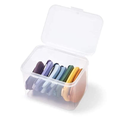 超彈力不吃粉乾濕兩用多彩 7入氣墊粉撲組11