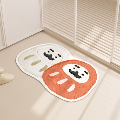 日式開運達摩珪藻土地墊2入5