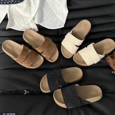 2026夏季新款厚底一字拖鞋2
