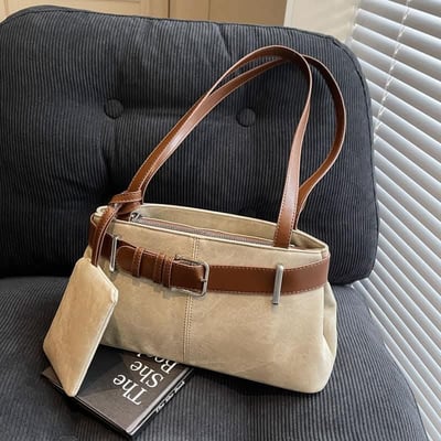 休閒百搭大容量高級感托特包6