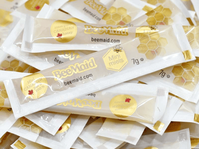 日本COSTCO  加拿大BeeMaid 純蜂蜜隨身包 7g×120入4