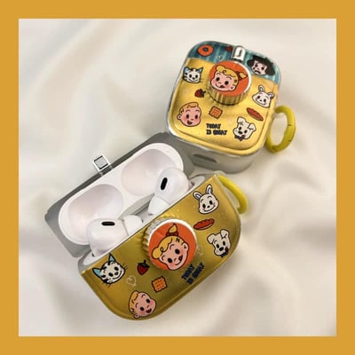 原田治可愛選轉鈕AirPods保護殼2