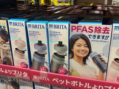 德國BRITA Fill & Go 活力濾水瓶 600ml 附3入MicroDisc濾芯 (深綠 / 深藍 / 紫玫瑰)10