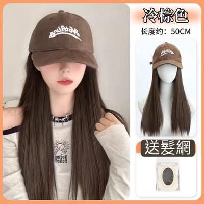 一秒換髮型 仿真長髮帽一戴立刻換風格5