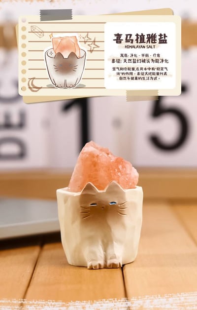 療癒系列貓貓PAL水晶盲盒組6入5