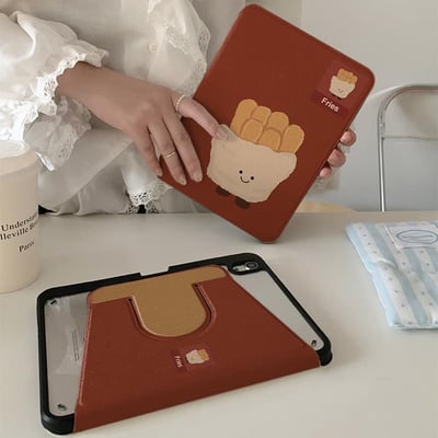 一包薯條 可愛薯條兒療癒系平板保護套5