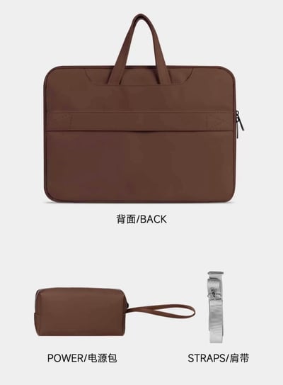 狗狗派對 棕色系可愛狗聚 多功能旅行電腦包4