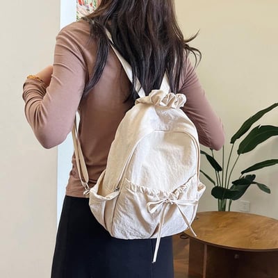 韓國小眾設計尼龍雙肩包3